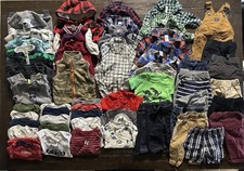 55 Piece Lot of Baby Boy Clothes, Size 6 Mos.