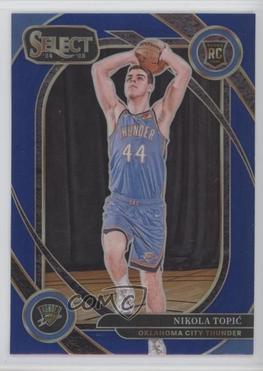2024-25 Panini Select Courtside Blue Prizm Nikola Topic #286 1oq0