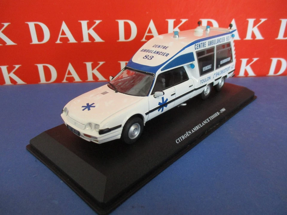 Die cast 1/43 Modellino Auto Ambulanza Citroen Ambulance Tissier 1986 - Immagine 2 di 4