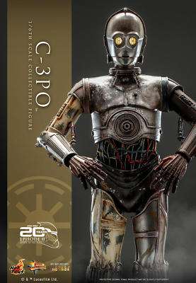 1/6 Star Wars Attack of the Clones C-3PO Figure Hot Toys 911039