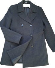 Bhs Coat Wool/cashmere/woolmark Size 10-12(bust 96-98cm)