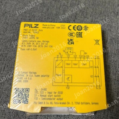 1pcs New PILZ 710002 PNOZ c2 24VDC 2n/o | eBay