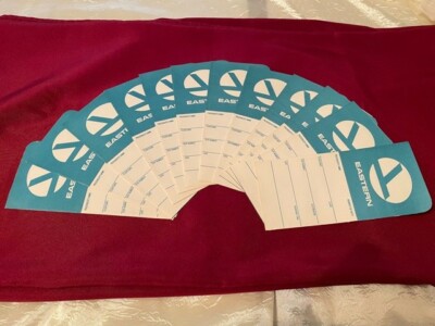 Eastern Airlines Ticket Jacket/Folder - Set of 12 - Excellent Condition