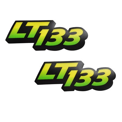 Lt Sticker LT 133 Hood Laminated Decals Stickers Set LT133 AM122875 Tractor Part ...
