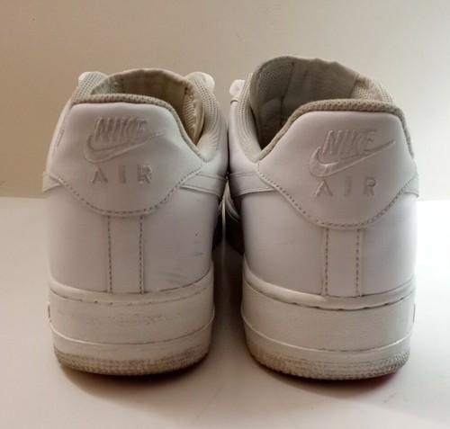 Nike Air Force One AF1 Low Triple White Sneaker Shoes 315122-111 Men’s Size 12 - Picture 10 of 12