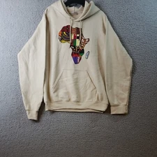 Grss field hood with afirca graphic print size small new without tags b1-269