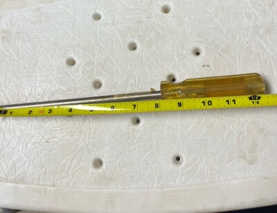 Vintage Amalite Phillips Screwdriver W/ 3/8 Socket In Top