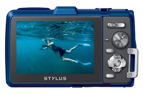 OLYMPUS Digital Camera STYLUS TG-835 Tough BLU 10m GPS