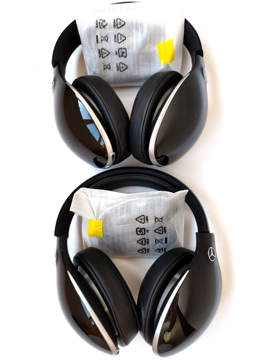 Set of 2 Genuine Mercedes-Benz Wireless Headphones 3D Sound NC