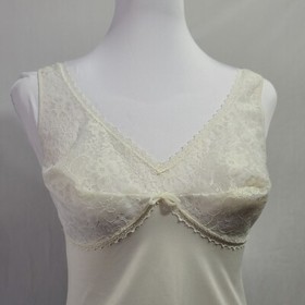Vintage Triumph International Nylon Lace Petticoat Slip Women's Size Medium