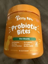 Zesty Paws 14737238 Probiotic Bites for Dogs - 90 Soft Chews EX 2026