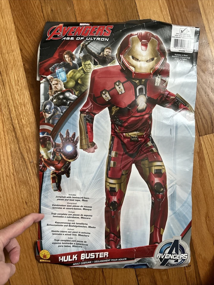 Disfraz de Hulk Buster Vengadores Iron Man Superhéroe Disfraz de Halloween para Adulto Foto 2 de 4