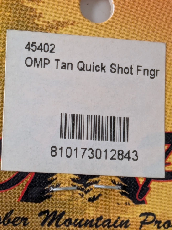 Lote de 3 October Mountain Products - QuickShot Finger Saver - Bronceado 45402 Foto 2 de 2