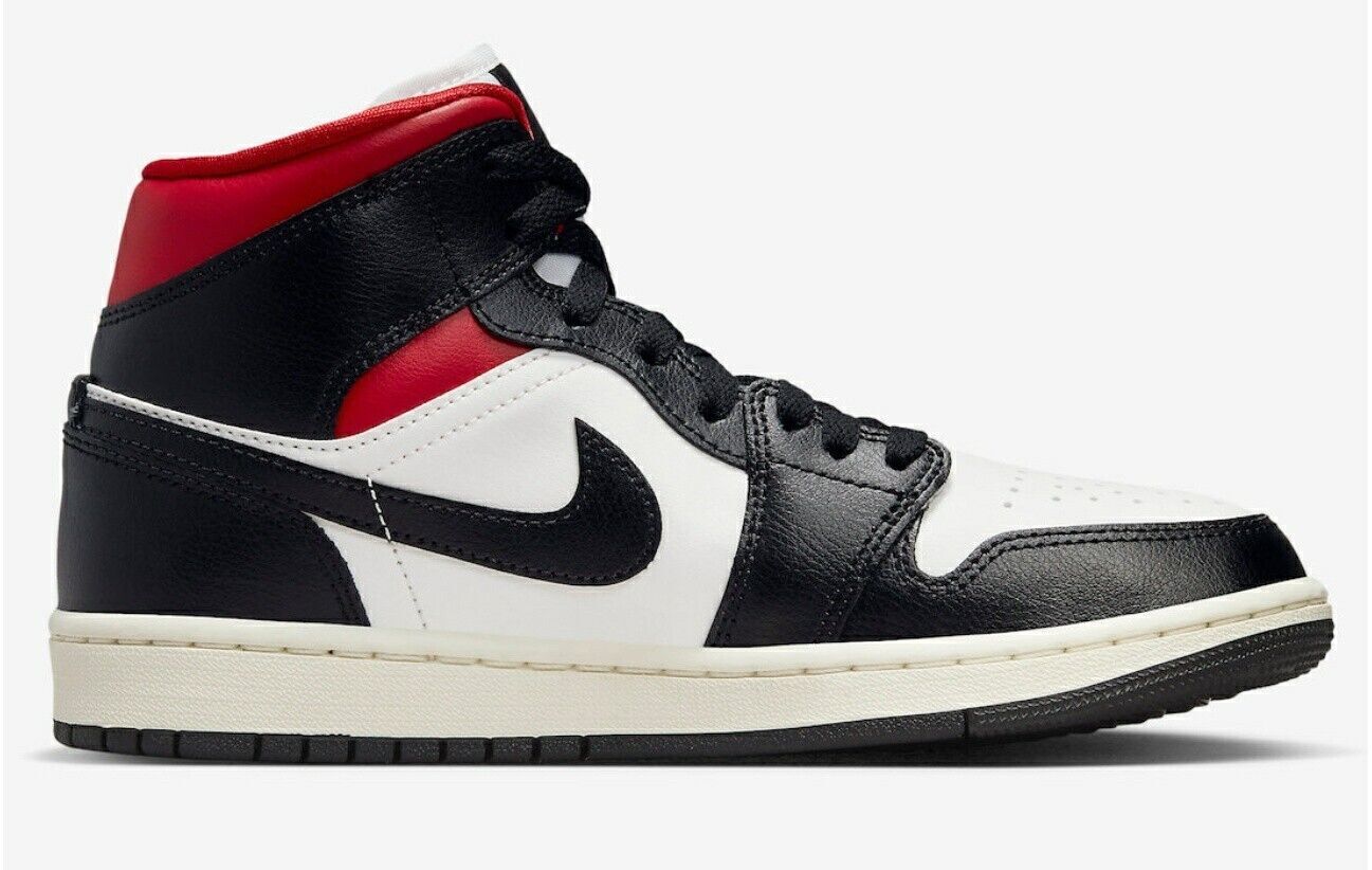 BQ6472-061 Кроссовки унисекс Nike Air Jordan 1 Mid Gym Red Panda для взрослых, размер Wmns, Новые