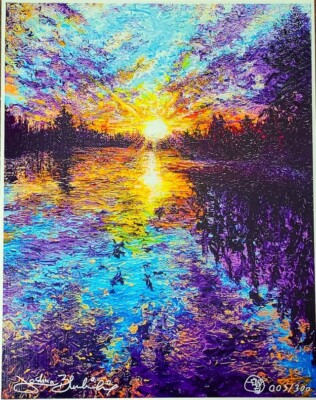 Reelfoot Lake Tennessee Limited Edition 11x14 Linen Fine Art Print Signed # /300