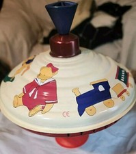 Vintage LBZ Tin Toy Spinning Top W. Germany