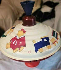 Vintage LBZ Tin Toy Spinning Top W. Germany