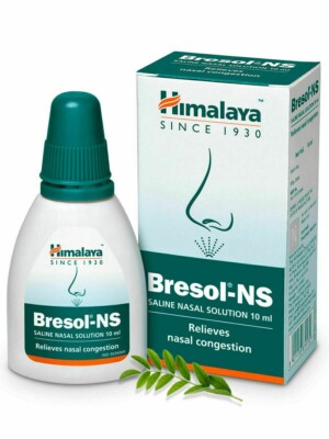 3 X Himalaya Bresol NS 10 ml Nasal Spray Breathing  Sol for Dry Stuffy Nose Cold