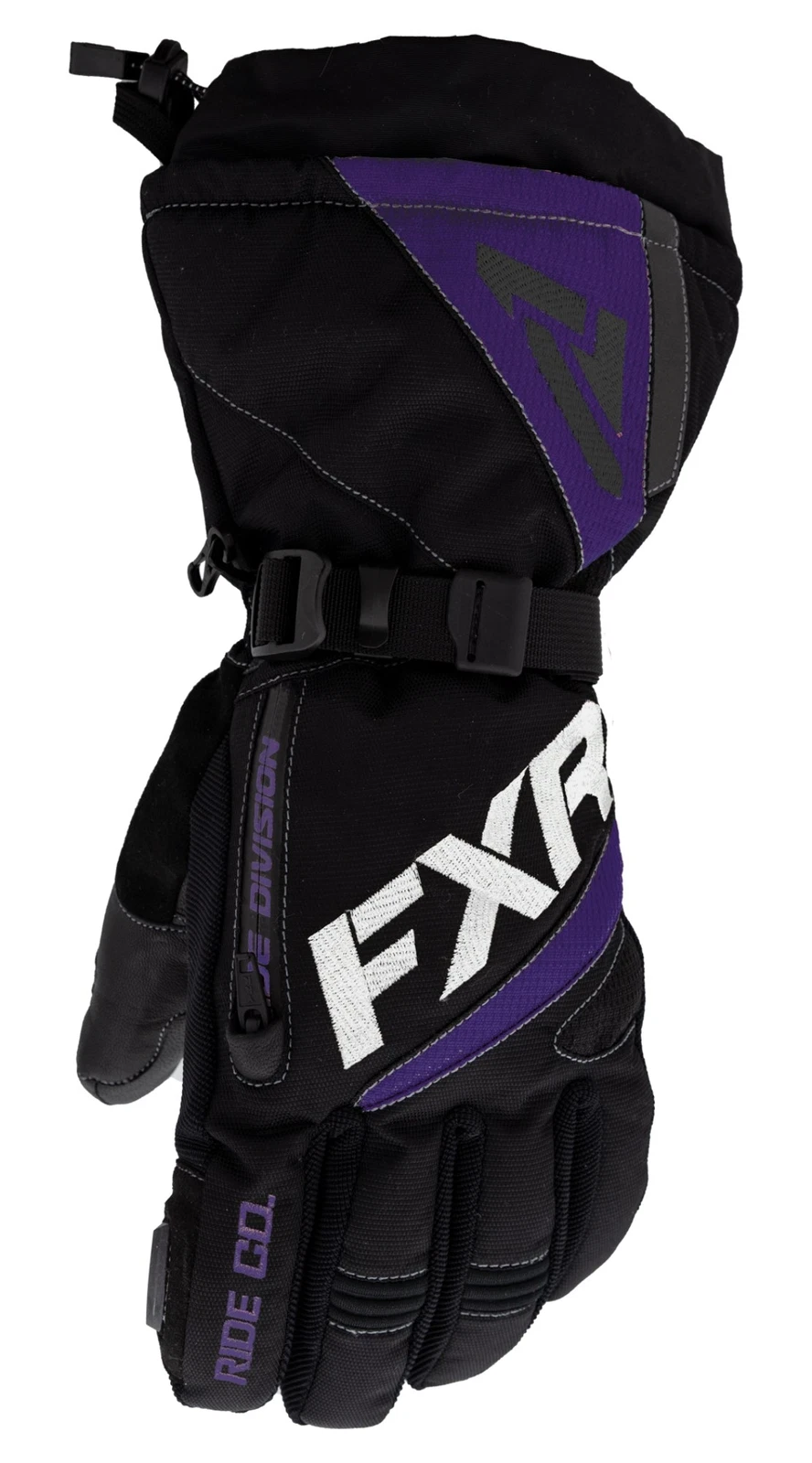 FXR Fusion Womens Snow Gloves Black/Purple