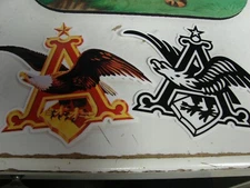 anheuser busch logo 2 Sticker Decals