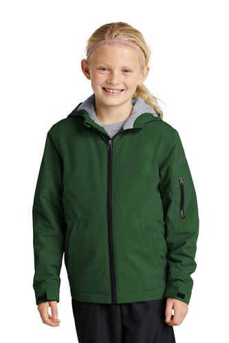 Sport-Tek YST56 Youth 100% Polyester Long Sleeve Waterproof Insulated Jacket - Picture 17 of 38