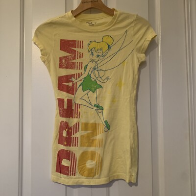 TinkerBell  Dream On  Women s Graphic Shirt Fits Like Sz XS