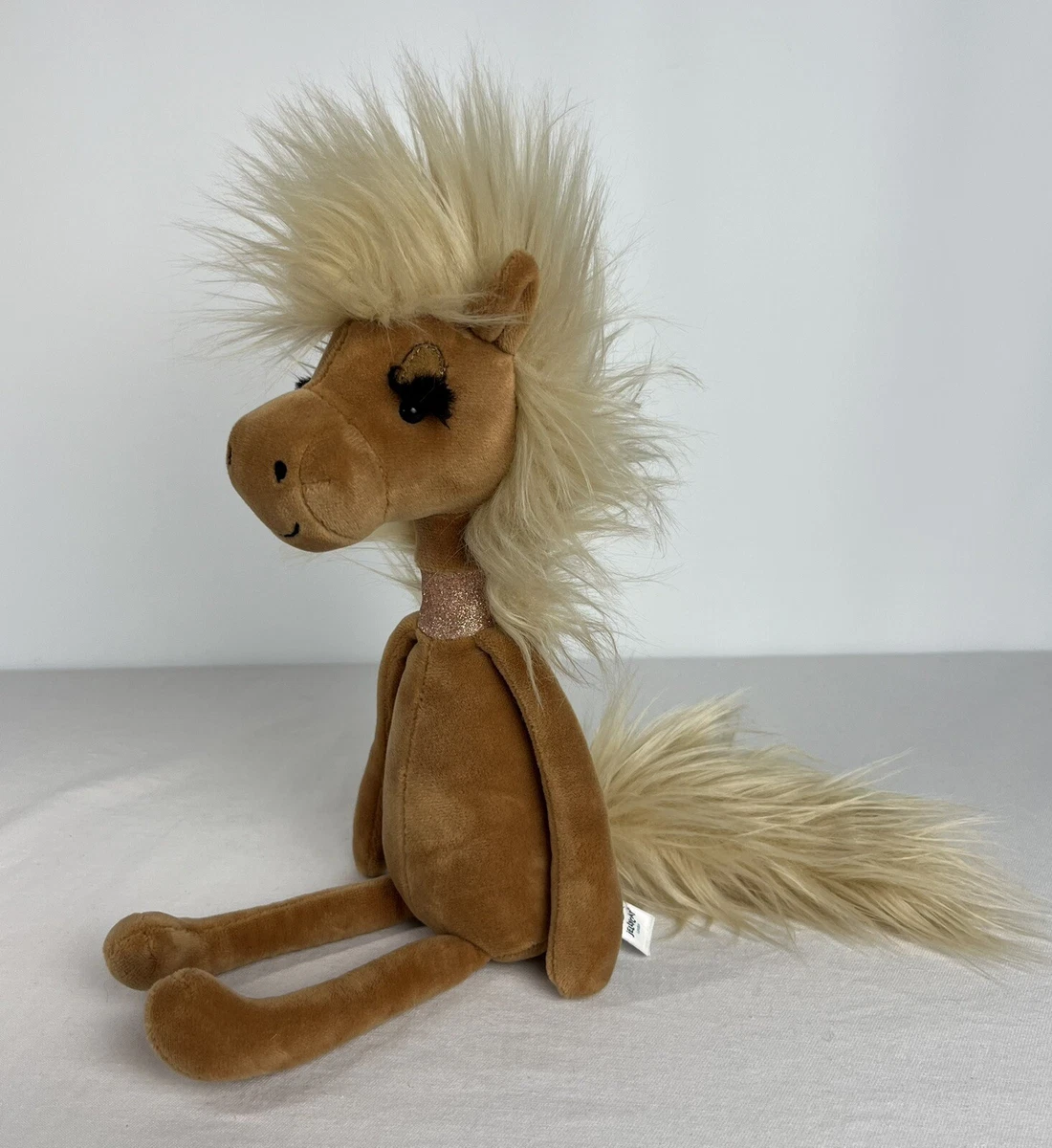 Jellycat - Peluche cheval Swellegant cheval - L = 6 cm x l = 7 cm x H =35 cm