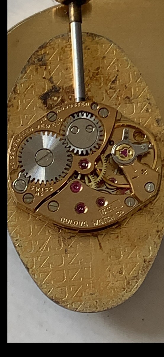 Vintage Bulova Pendant Watch Swiss N4 17 Jewels, W.Germany 3388 Base Metal Bulova Pendant Watch Swiss N4 17 Jewels, W.Germany 3388Base  main image 4