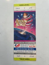 1985 Freedom Full Unused Ticket - Washington vs. Colorado 