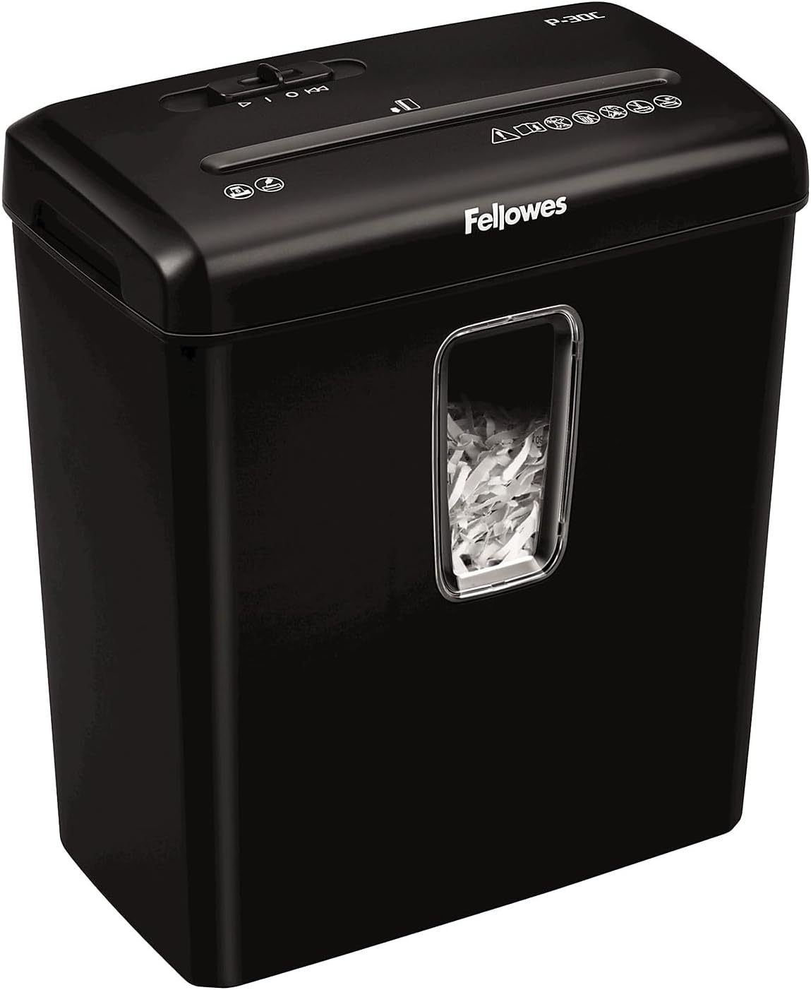 Powershred P-30C 6 Sheet Cross-Cut Deskside Paper Shredder for the Home Office-image