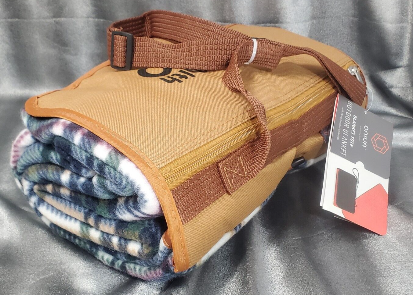 ONIVA Picnic Time Blanket Tote 59x51 NWT Your Health Idaho Brand New