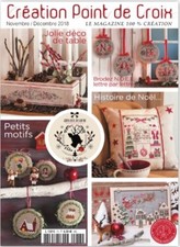 French cross stitch magazine Creation point de croix No.73 Christmas