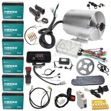72V 3000W Electric Motor 428 Sprocke 20AH Battery Kit Go kart Quad Mini Bike