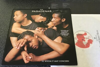 THE PASADENAS-TO WHOM IT MAY CONCERN-1988 UK VINYL LP+INNER (NM/M-)