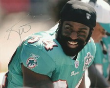 RICKY WILLIAMS SIGNED MIAMI DOLPHINS 8X10 PHOTO # 2 RICKY WILLIAMS SIGNED MIAMI DOLPHINS 8X10 PHOTO # 2