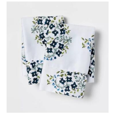 400 Thread Count Performance Printed King Pillowcase Set - Threshold 
