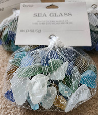 Crafts Seaglass Pieces Decor Frosted Sea Blue White Green CRAFTS - OVER 3 LBs