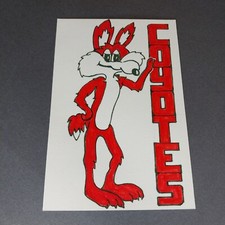 Coyotes University Of South Dakota SD Scrapbook Shadowbox Artwork Art Collage