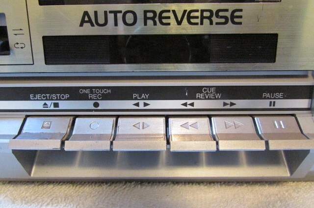 Vintage Toshiba RT-6075 Boombox Cassette Player Radio VTG 1980s AM