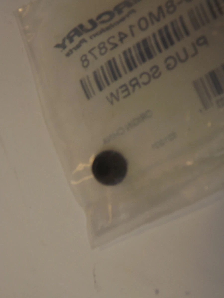 Quicksilver MerCruiser Mercury plug screw 19-8M0142878 pack of 2 