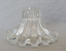 Berwick-Boopie (Ball on Base) Clear Candleholder by Anchor-Hocking