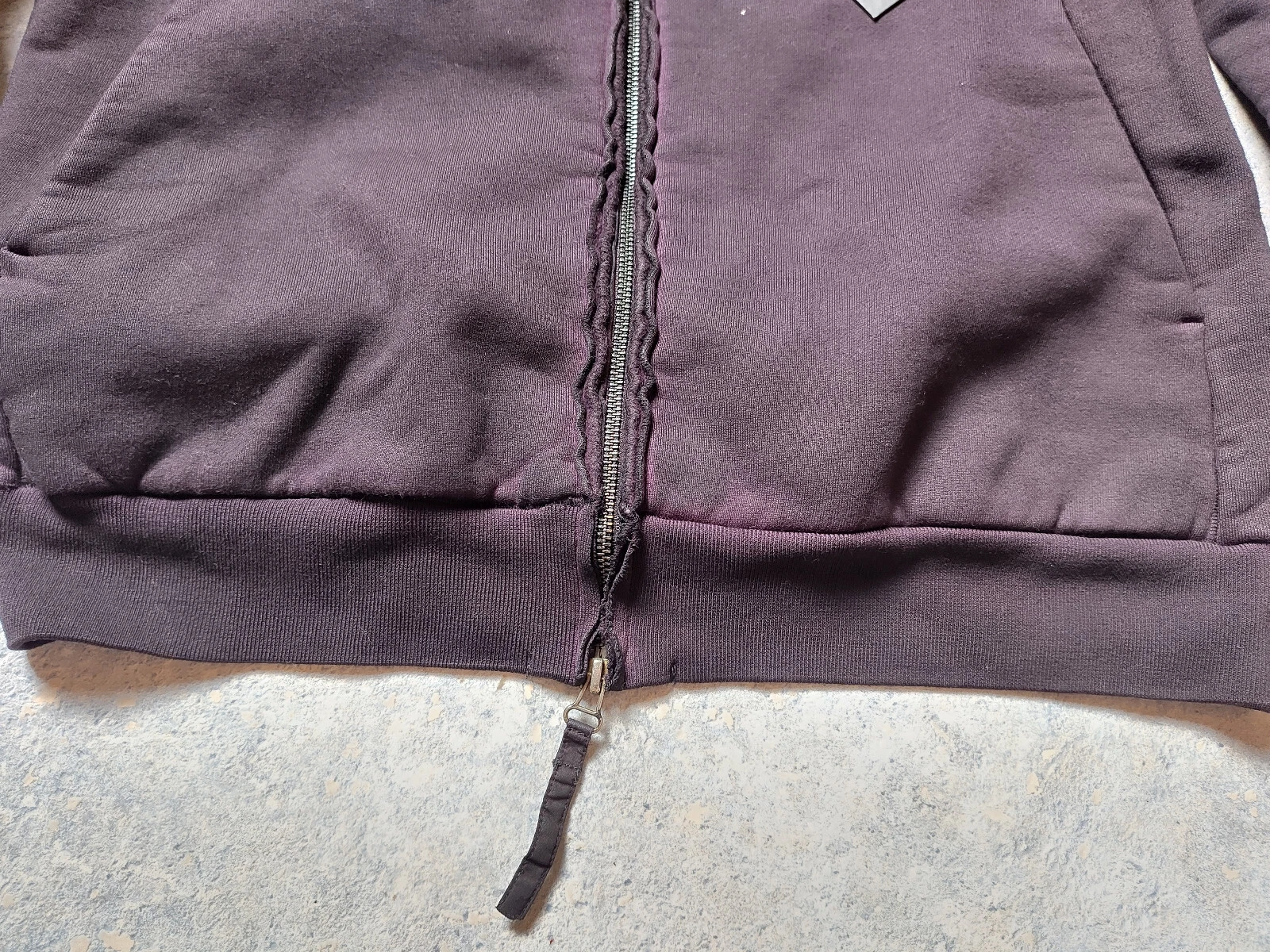 SACAI Cooler felpa con cappuccio di TONDO LEGNO Dip taglia S