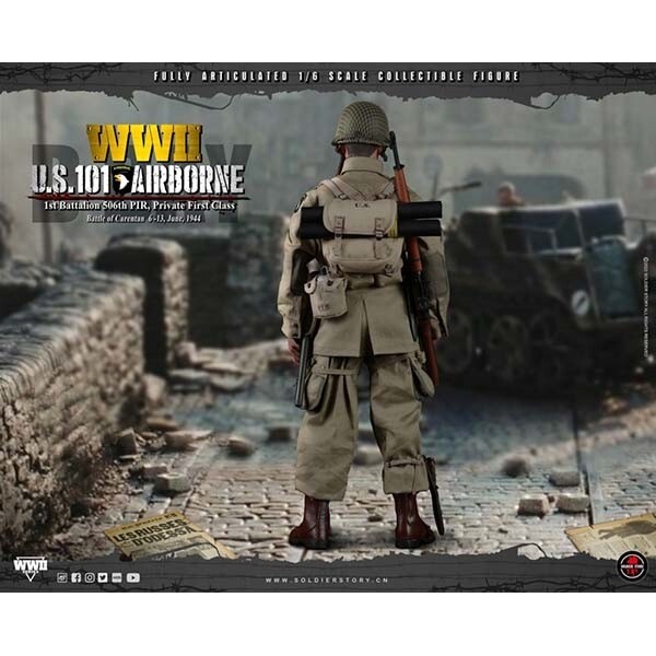 1/6 WWII U.S. 101st Airborne DIV. 1st Battalion 506th PIR