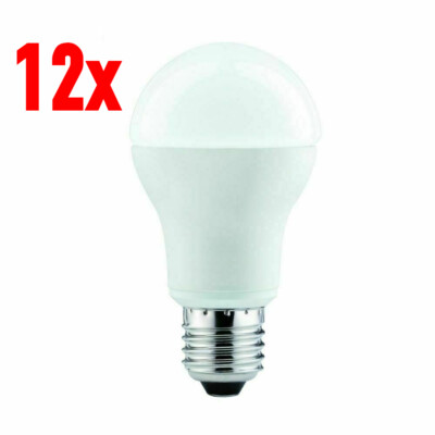 12x Paulmann LED bulb light bulb 6.5W E27 230V warm white AGL 