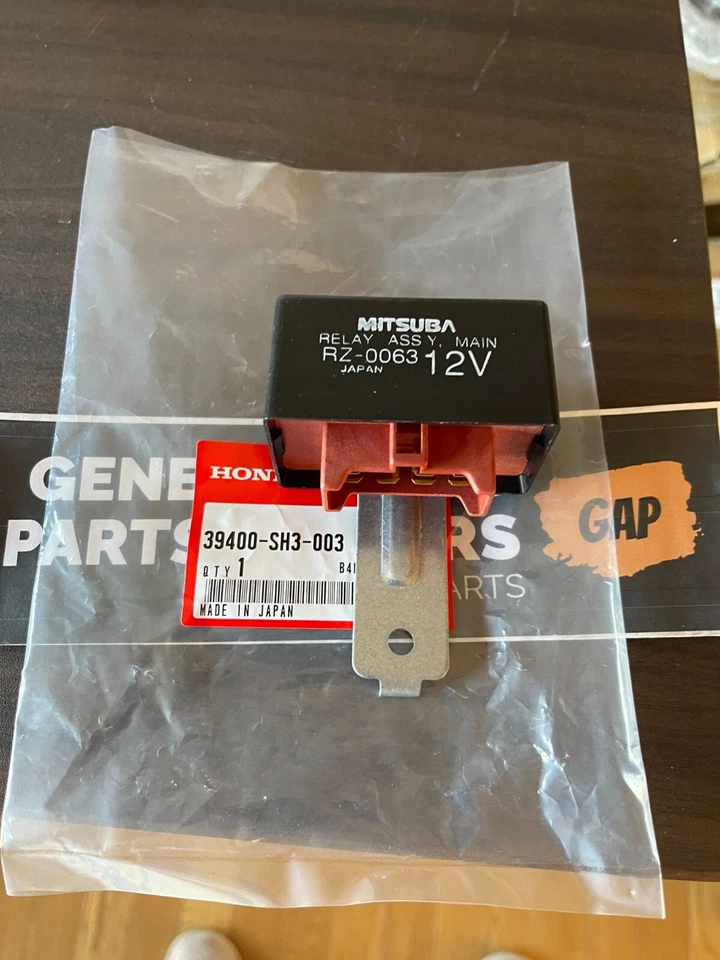 Genuine HONDA OEM Civic CRX Si DX HF 1988-1991 Main EFI Fuel Relay 39400-SH3-003 - Image 2 of 4