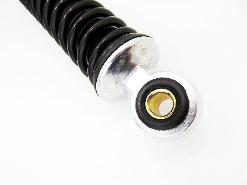 AMORTECEDORES TRASEIROS OLHO NO OLHO HONDA MR50 ELSINORE 74-75 270mm JBS PRETO/CROMO - Imagem 2 de 4