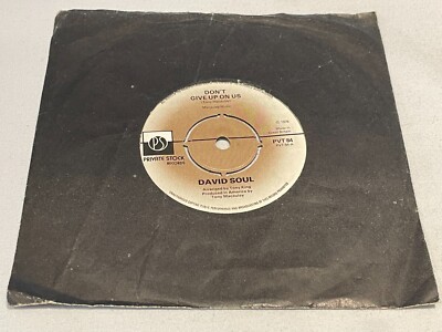David Soul - Don't Give Up On Us - Black Bean Soup - Vinyl Record 7'' Single 1976