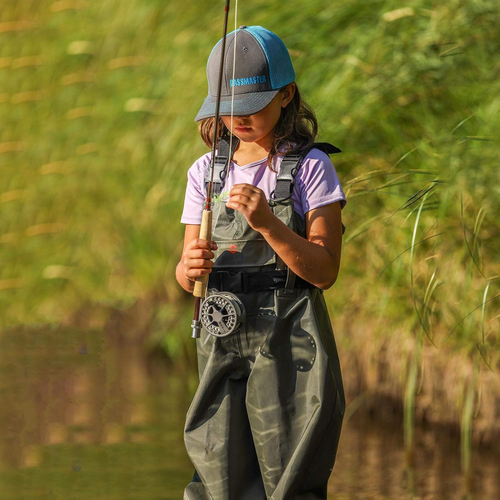 Kids Chest Waders Youth Fishing Waders for Toddler Children Waterproof Hunting W - Picture 4 of 7