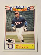 1987 Topps Glossy All-Stars #19 Kirby Puckett Minnesota Twins