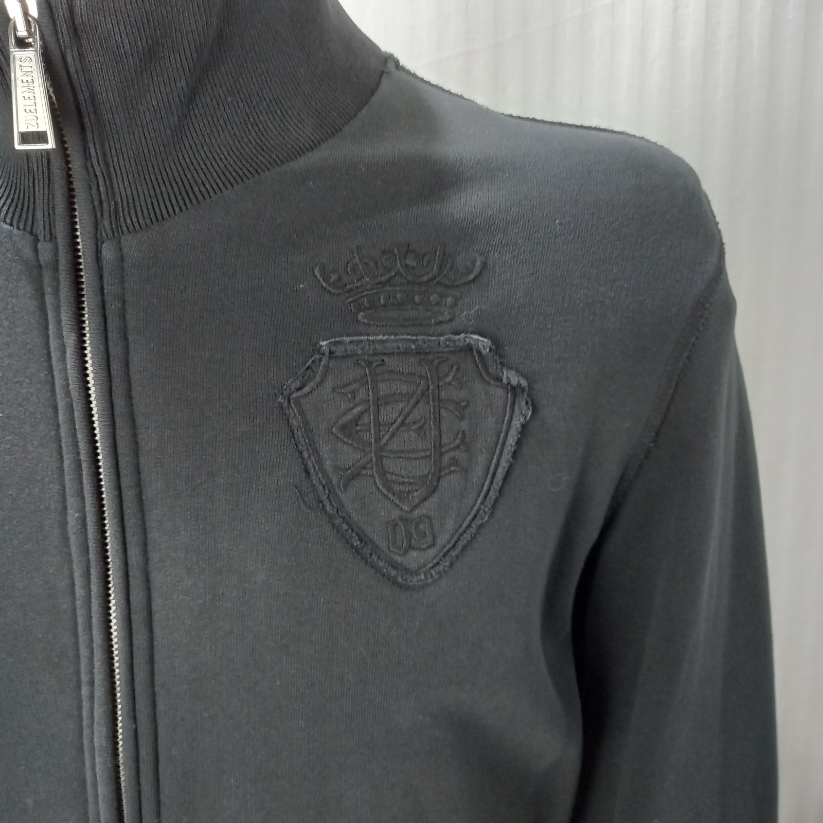 item e4450 zu elements black cotton sweatshirt si… - image 3